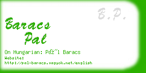 baracs pal business card